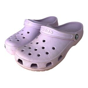 CROCS Classic Slip On Clog Purple Lavender Women's Size 8
